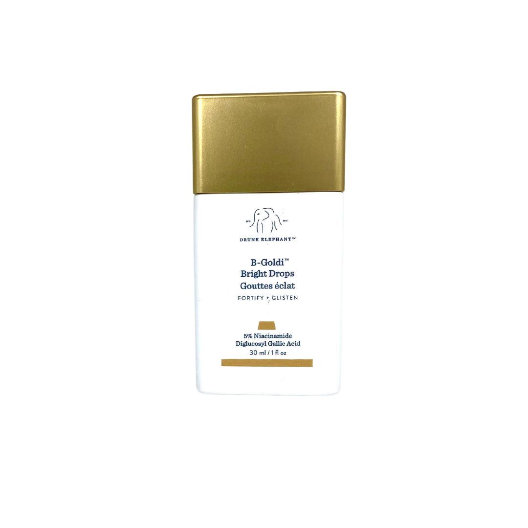 Drunk Elephant B-Goldi Bright Drops - 1 Fl Oz - Illuminates Skin & Fades Hyperpigmentation With 5% Niacinamide & Diglucosyl Gallic Acid - Medaid
