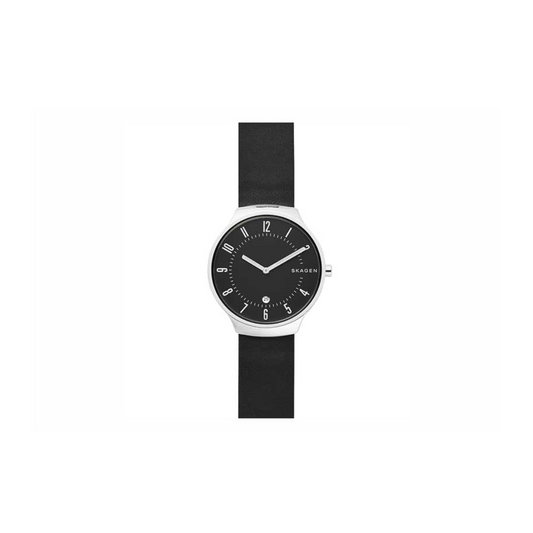 Skagen Grenen Black Leather Watch - Medaid International