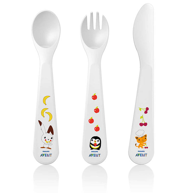 Avent Toddler Knife, Fork And Spoon 18m+ - Medaid