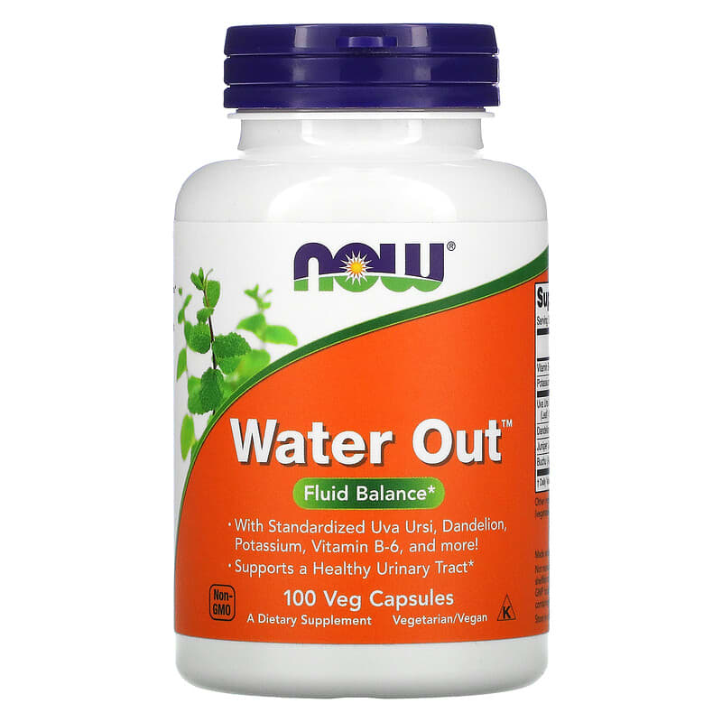 NOW Foods, Water Out, Fluid Balance, 100 Veg Capsules - Medaid International