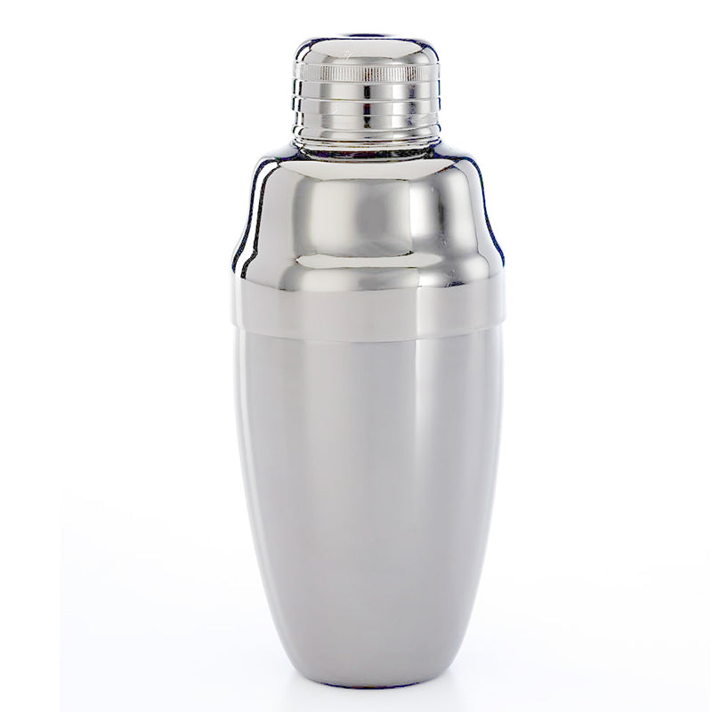 Stainless Steel Cocktail Shaker with Built in Strainer and Lid Drink Mixer Shaker for Home Hotel Restaurant Bar Silver - Medaid