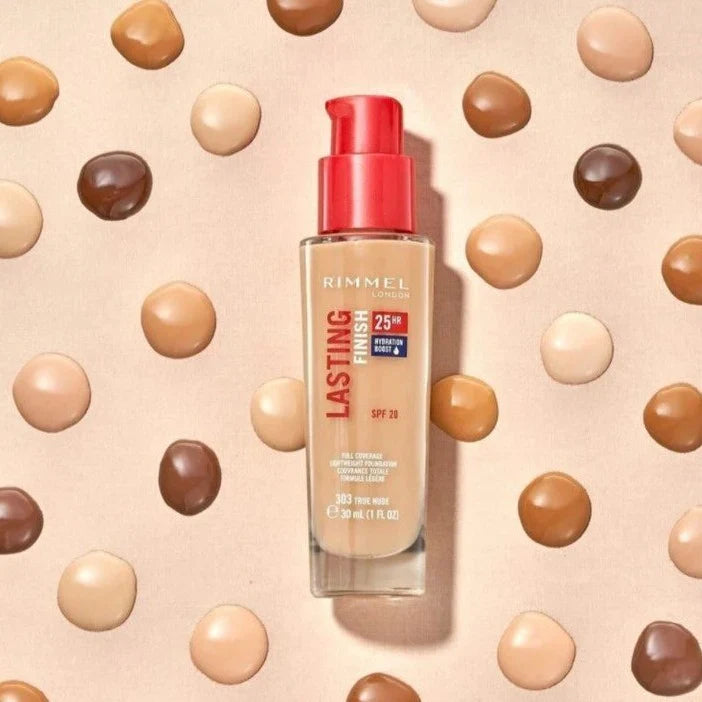 Rimmel lasting finish 25h full coverage lightweight foundation 30ml - Medaid