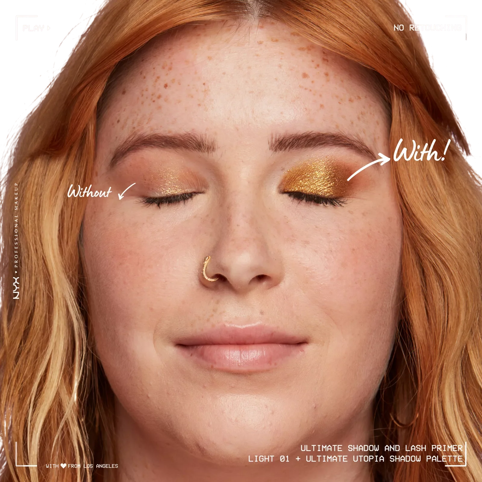 NYX Ultimate Shadow & Liner Primer, Light - Medaid International