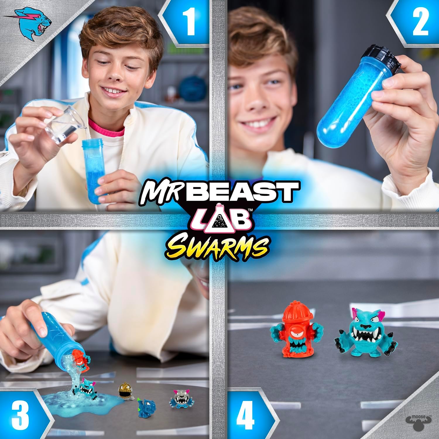 MRBEAST LAB SWARMS LAB 5PK CDU By Moose Toys - Medaid International