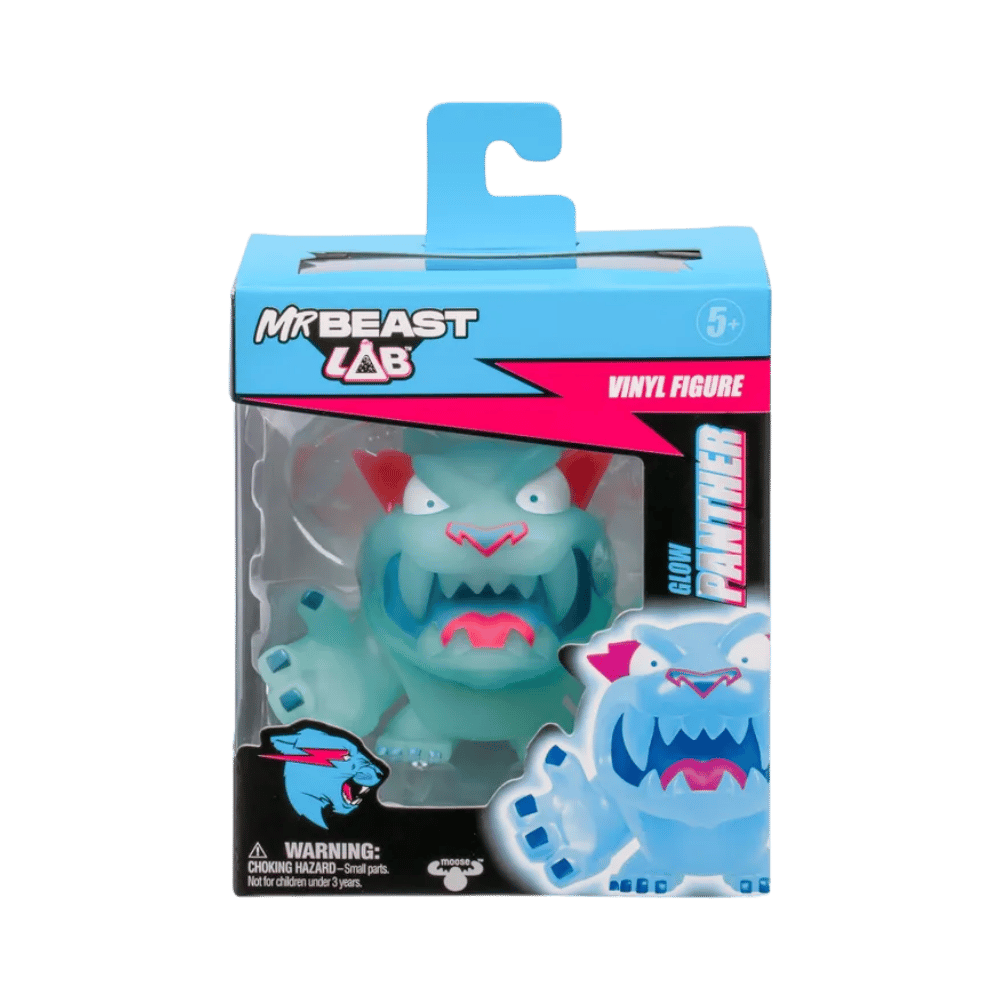 MRBEAST LAB VINYL FIGURE GLOW PANTHER By Moose Toys - Medaid International