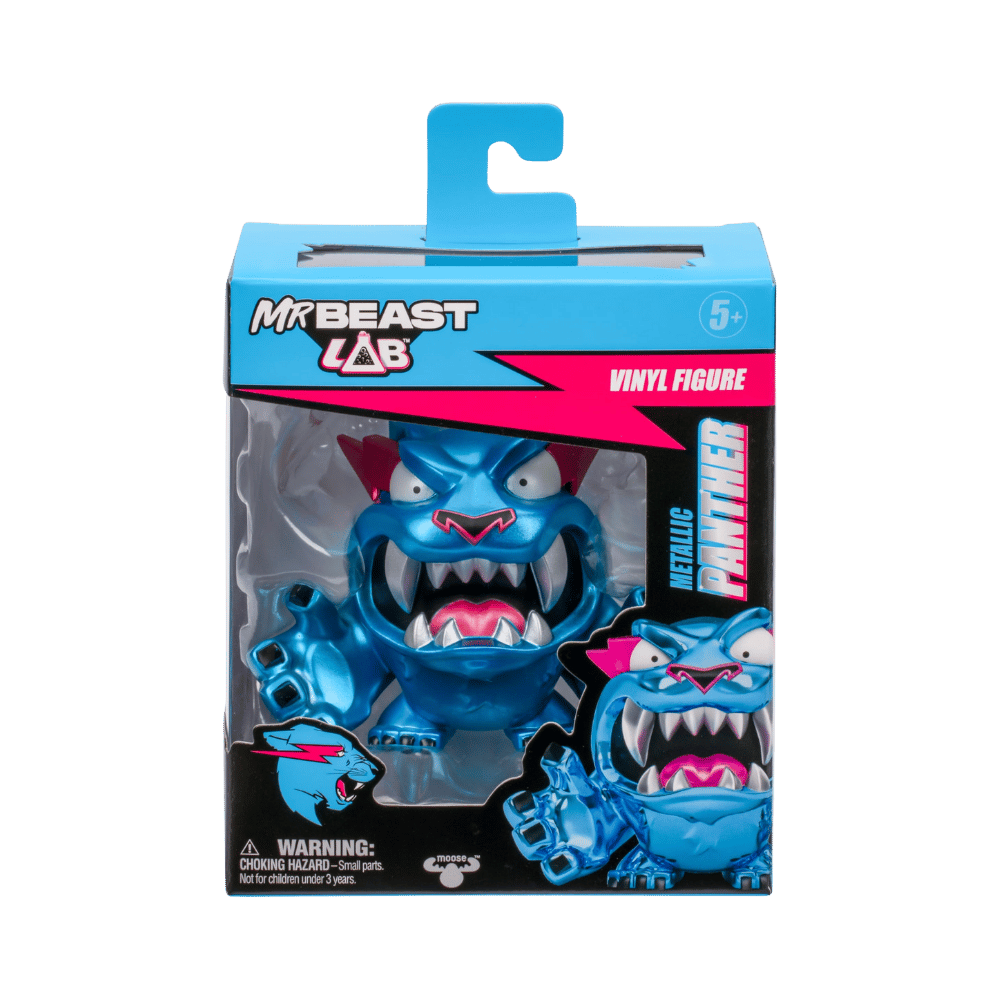 MRBEAST LAB VINYL FIGURE METALLIC PANTHER By Moose Toys - Medaid International