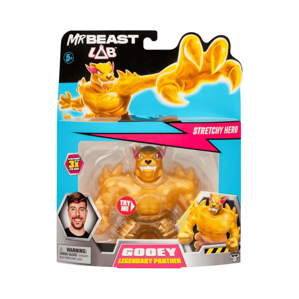 MRBEAST LAB W1 STRETCH HERO LEGENDARY PANTHER By Moose Toys - Medaid International