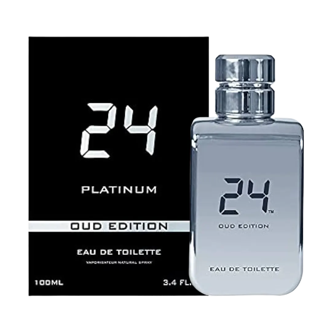 24 Platinum Oud Edition Eau De Toilette Pour Homme & Femme - 100ml - Medaid