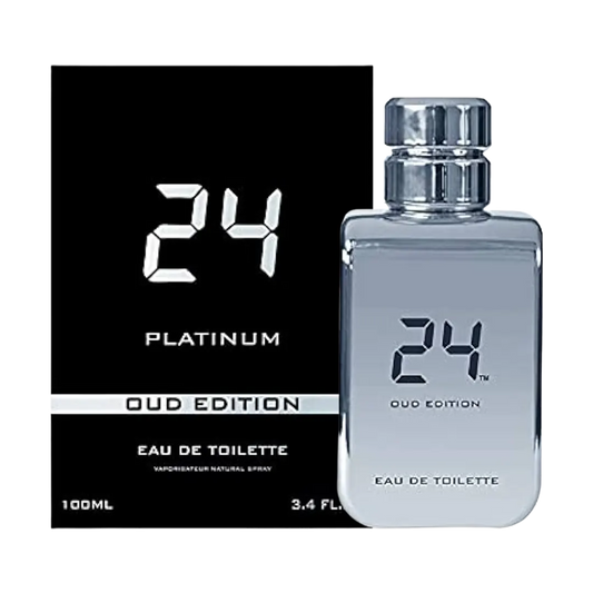 24 Platinum Oud Edition Eau De Toilette Pour Homme & Femme - 100ml - Medaid