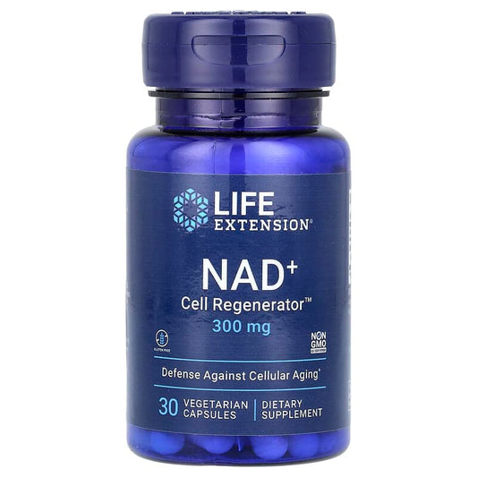 Life Extension, NAD+ Cell Regenerator, 300 mg, 30 Vegetarian Capsules - Medaid International