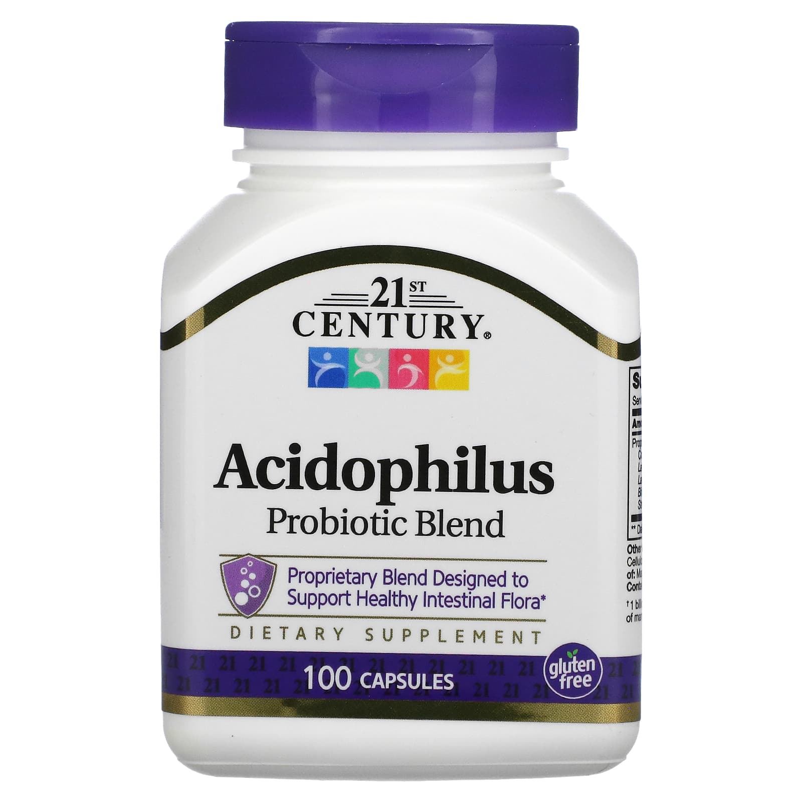 21st Century, Acidophilus Probiotic Blend, 100 Capsules - Medaid