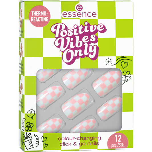 Essence positive vibes only color changing click&go nails - Medaid