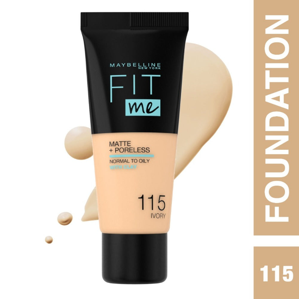 Maybelline Fit Me Matte + Poreless Liquid Foundation - 30 ml - Medaid