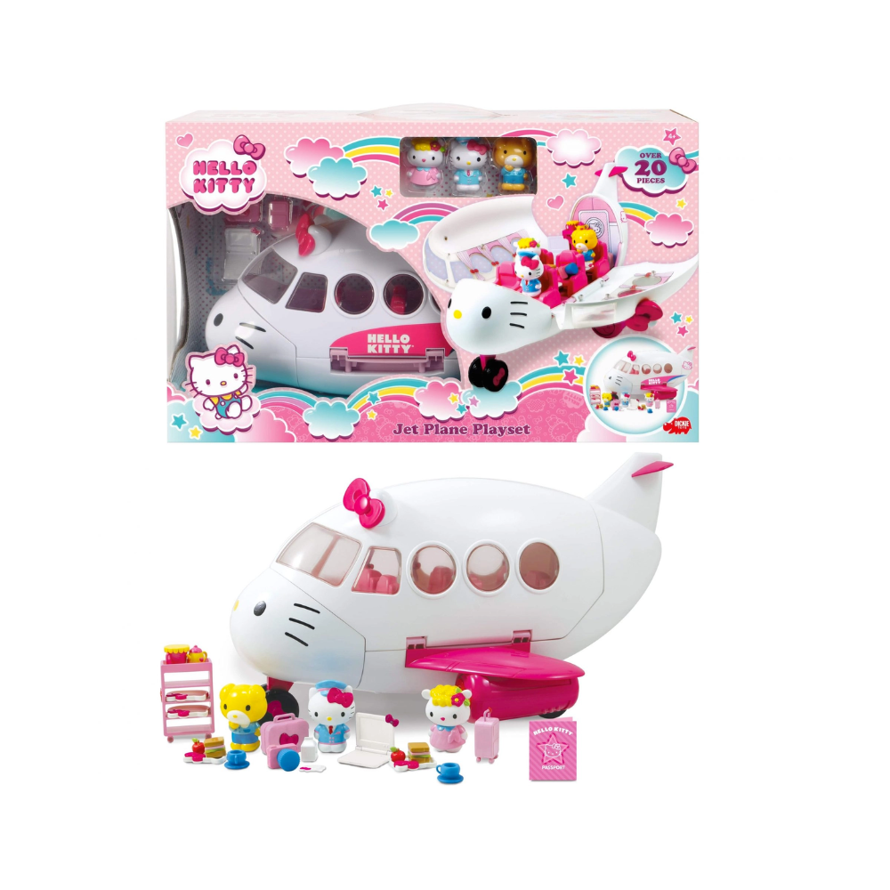 Hello Kitty Jet Plane Playset by Dickie - Medaid International