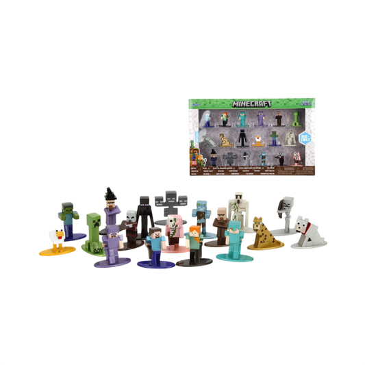 JADA - MINECRAFT MULTI-PACK NANOFIGS, WAVE 12 By Jada - Medaid International