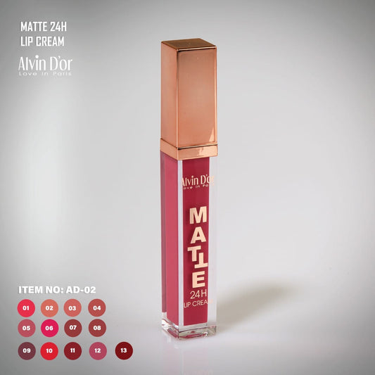 Alvin D'Or AD-02 Matte 24H Lip Cream - Medaid