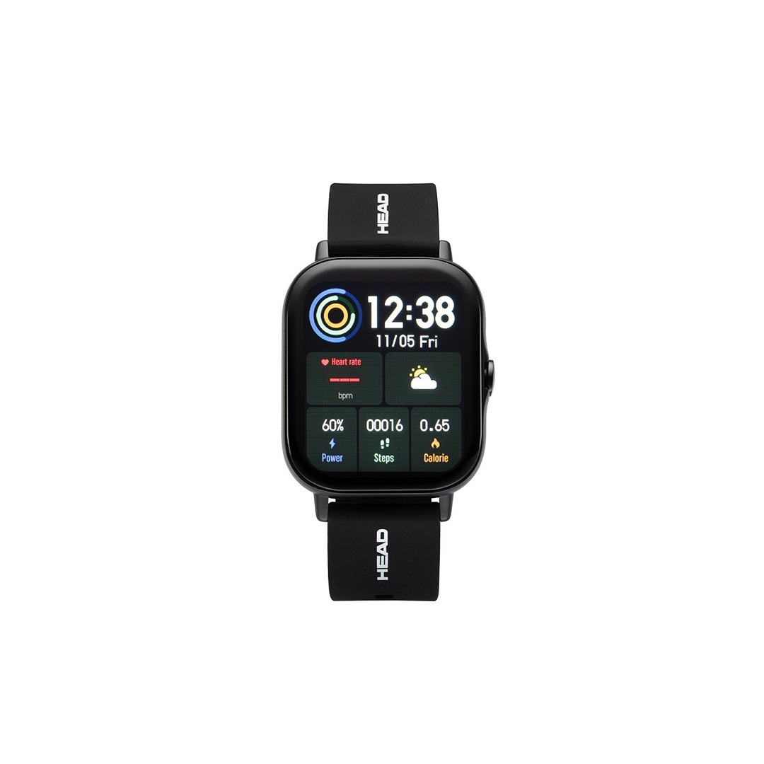 Head Watches LOS ANGELES Silicon Black Smart Watch - Medaid International