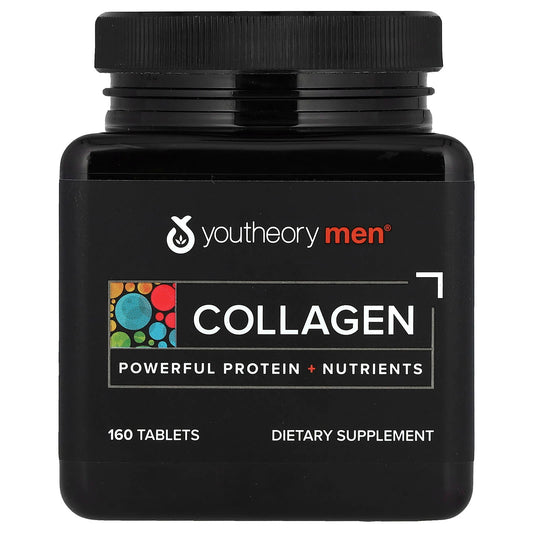 Youtheory, Collagen, For Men, 160 Tablets - Medaid