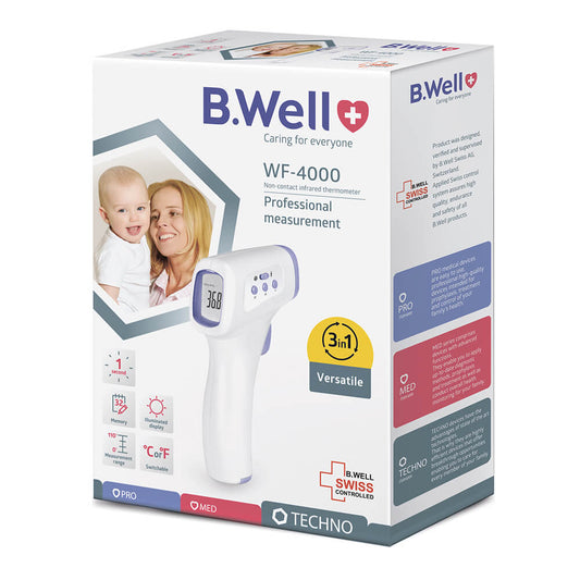 B.Well Thermometer WF-4000 IR Non-Contact - Medaid - Lebanon