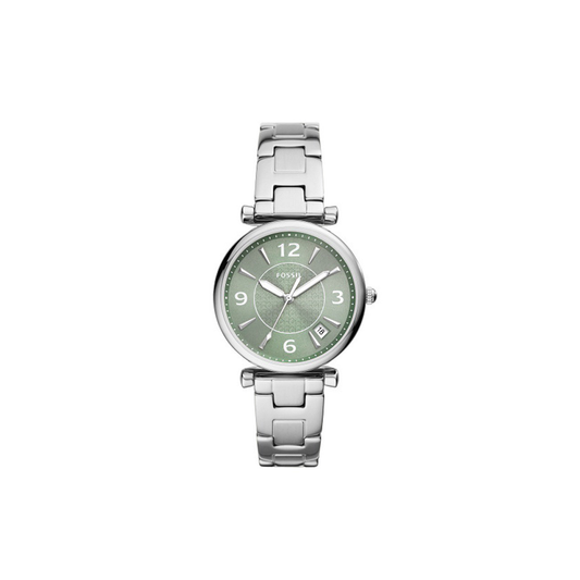 Fossil Carlie Three-Hand Date Stainless Steel Watch - Medaid International