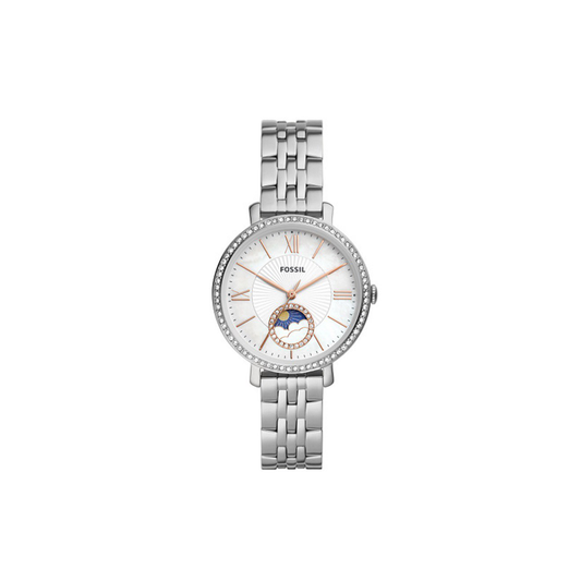 Fossil Jacqueline Sun Moon Multifunction Stainless Steel Watch - Medaid International