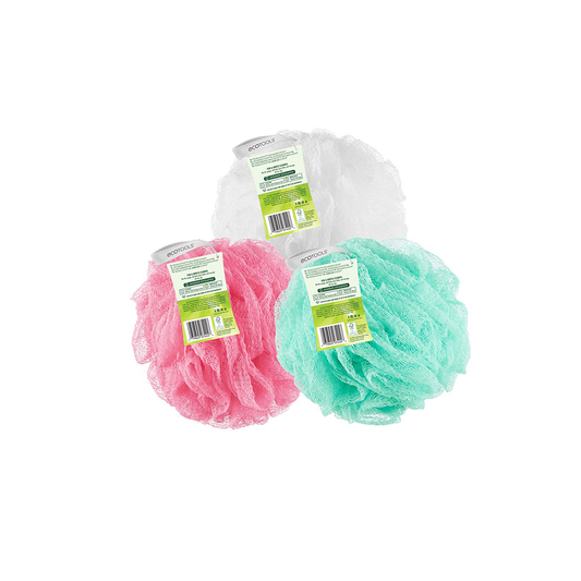 EcoTools Exfoliating EcoPouf Bath Sponge, Assorted Colors - Medaid