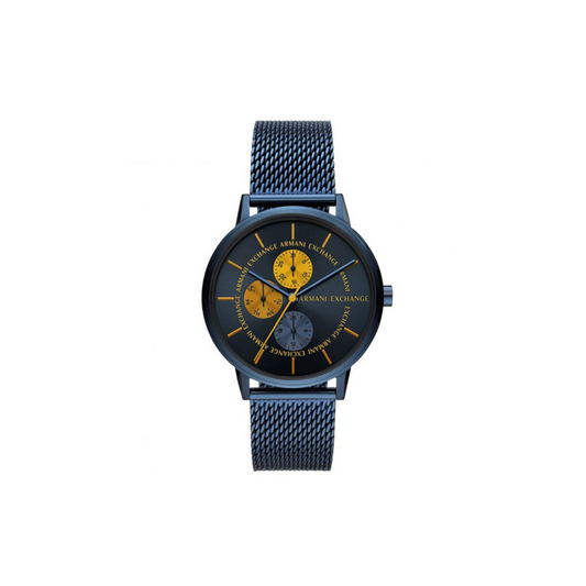 Armani Exchange Multifunction Blue Stainless Steel Watch - Medaid