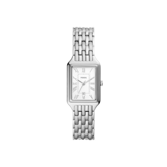 Fossil Raquel Three-Hand Date Silver-Tone Stainless Steel Watch - Medaid International