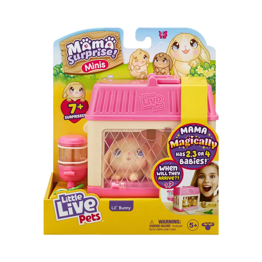 Little Live Pets Mama Suprise Minis S2 Mini Playset Lil Bunny By Moose Toys - Medaid International