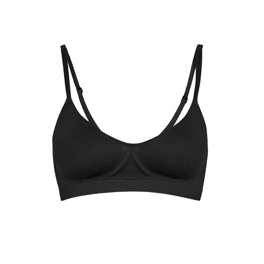 Calvin Klein Lightly Lined Black Bralette - Medaid International