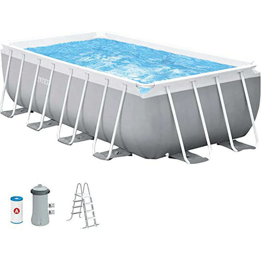 Prism Frame Rect Pool Set 4.00 X 2.00 X 1.22M - Medaid International