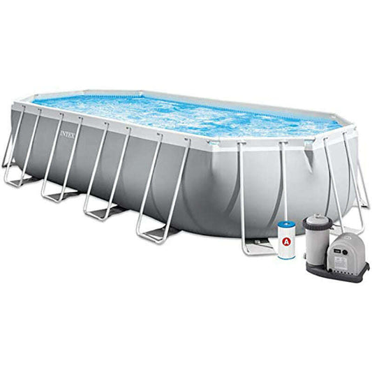 Prism Frame Oval Pool Set 6.10 X 3.05 X 1.22M - Medaid International