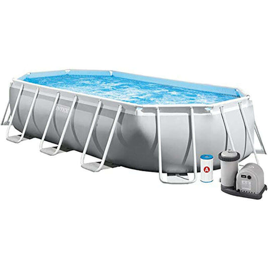 Prism Frame Oval Pool Set 5.03 X 2.74 X 1.22M - Medaid International