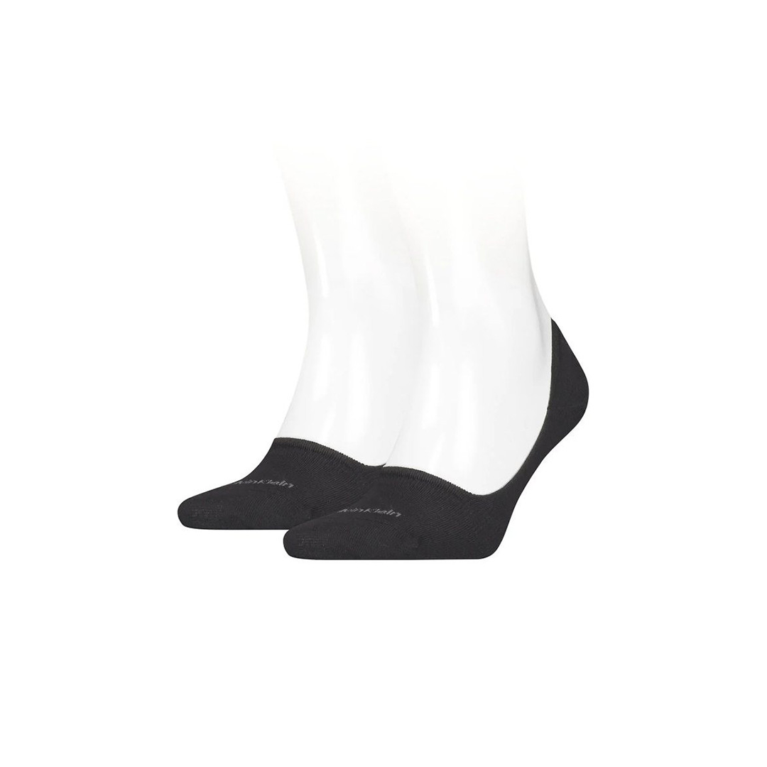 Calvin Klein 2 Pack Footie Mid Cut Black Socks - Medaid International