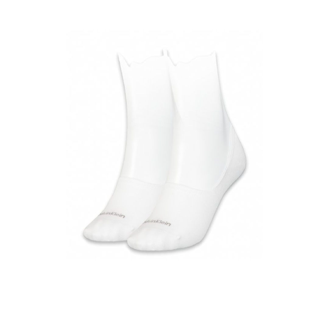 Calvin Klein 2 Pack Footie Mid Cut White Socks - Medaid International