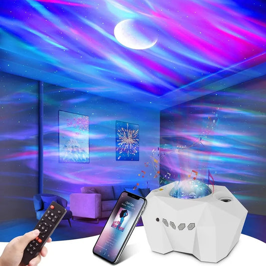Aurora Lights Star Projector, Galaxy Projector with Remote Control - Medaid International