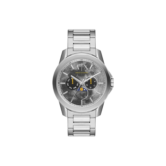 Armani Exchange Silver Stainless Steel Watch, AX1736 - Medaid