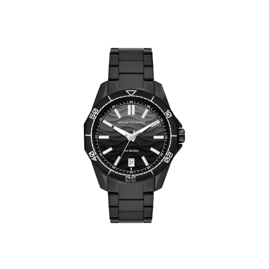 Armani Exchange Black Stainless Steel Watch, AX1952 - Medaid