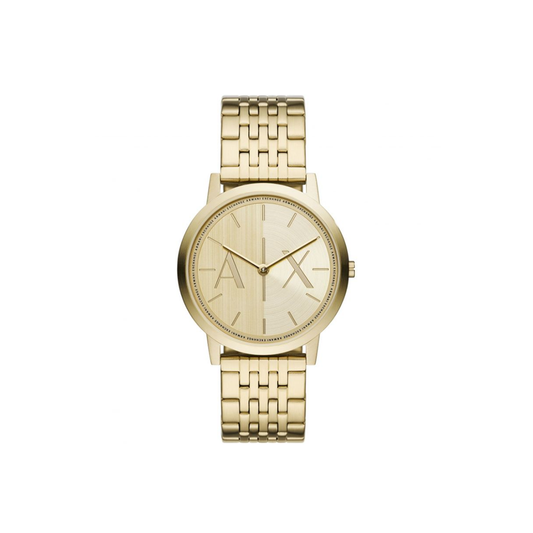 Armani Exchange Gold Stainless Steel Watch - Medaid