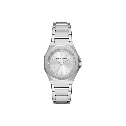 Armani Exchange Silver Stainless Steel Watch, AX4606 - Medaid