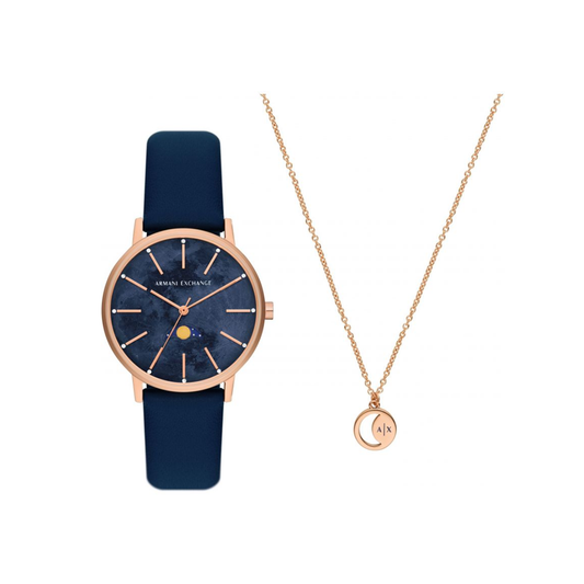 Armani Exchange Leather Watch - Medaid