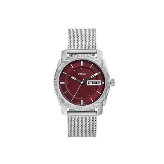 Fossil Silver Stainless Steel Watch, 44mm - Medaid International