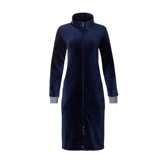 Pastunette Nightdress With Zipper Dark Blue 105cm - Medaid International