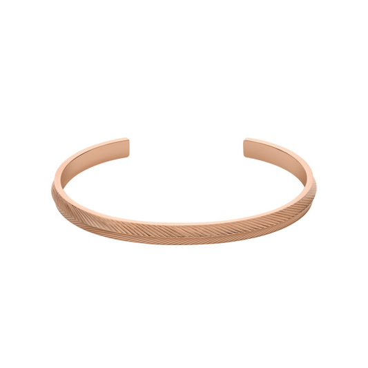 Fossil LINEAR TEXTURE HEART JF04661791 - Medaid International