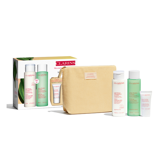 Clarins Vp Prem Demaq Peaux Mixtes(Lait+Lotion+Mini Doux Peeling) - Medaid