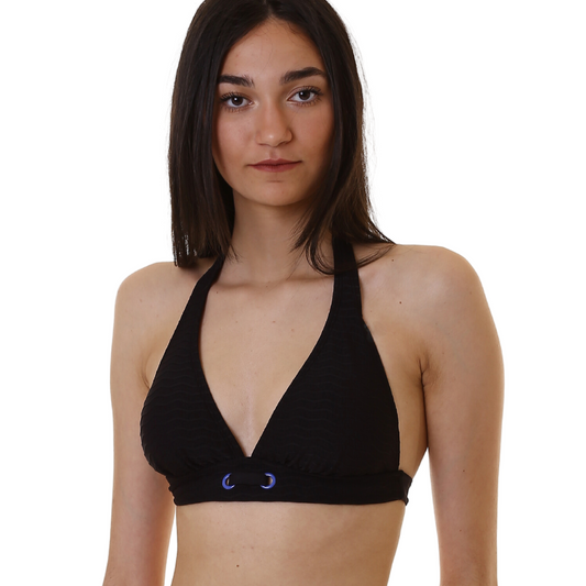 Cherry Beach Swim Halter Black - Medaid International