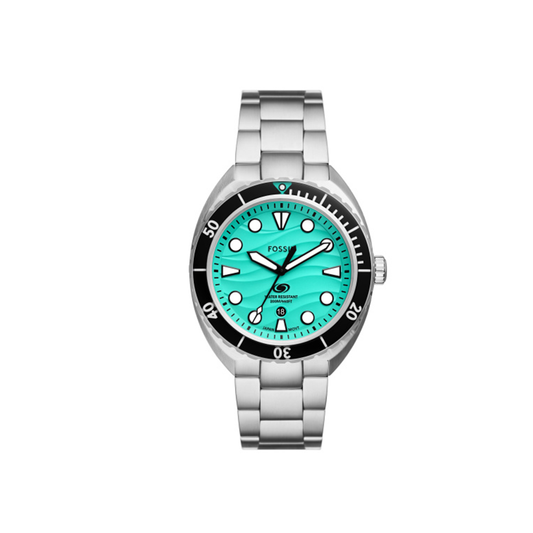 Fossil Breaker Three-Hand Date Stainless Steel Watch FS6066 - Medaid International