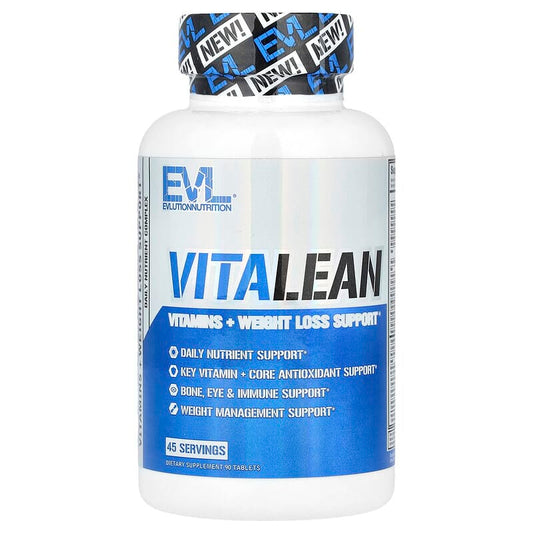 EVLution Nutrition, VitaLean, Vitamins + Weight Loss Support, 90 Tablets - Medaid International