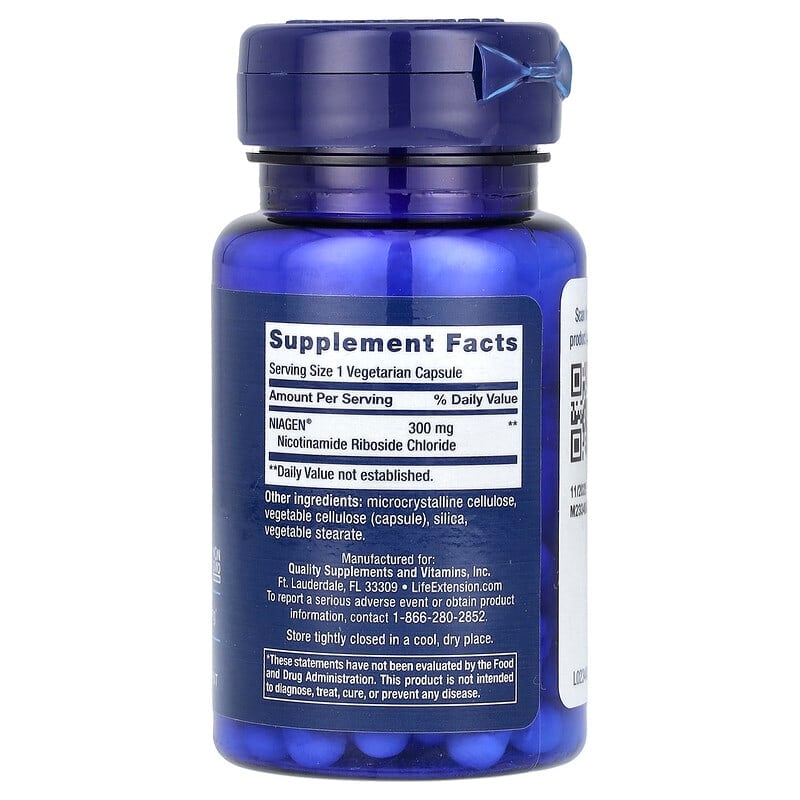 Life Extension, NAD+ Cell Regenerator, 300 mg, 30 Vegetarian Capsules - Medaid International