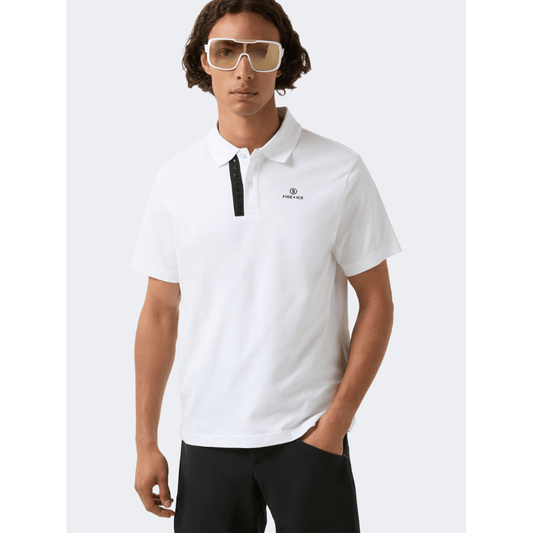 Fire And Ice Ramon4 Men Lifestyle Polo Short Sleeve White - Medaid International